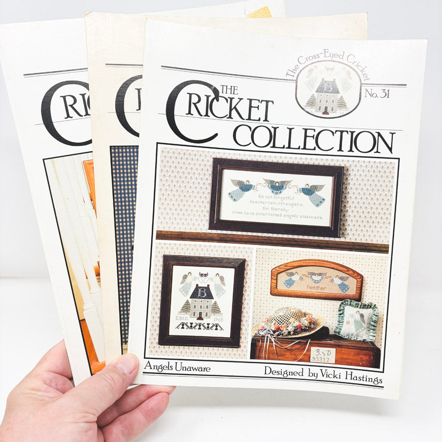 The Cricket Collection – Cross Stitch Pattern Leaflets