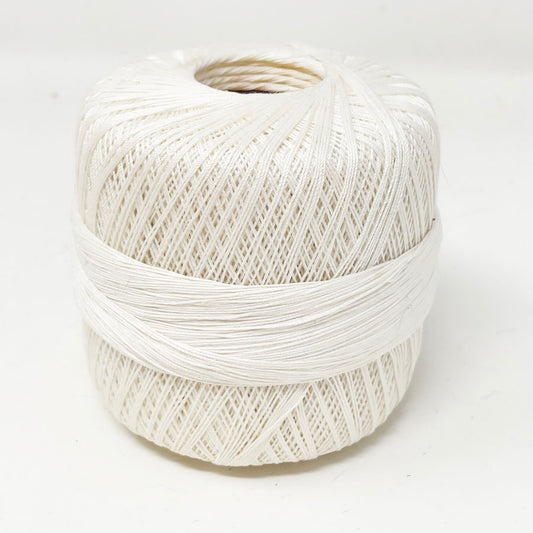 White Clark's Mercerized Crochet Thread