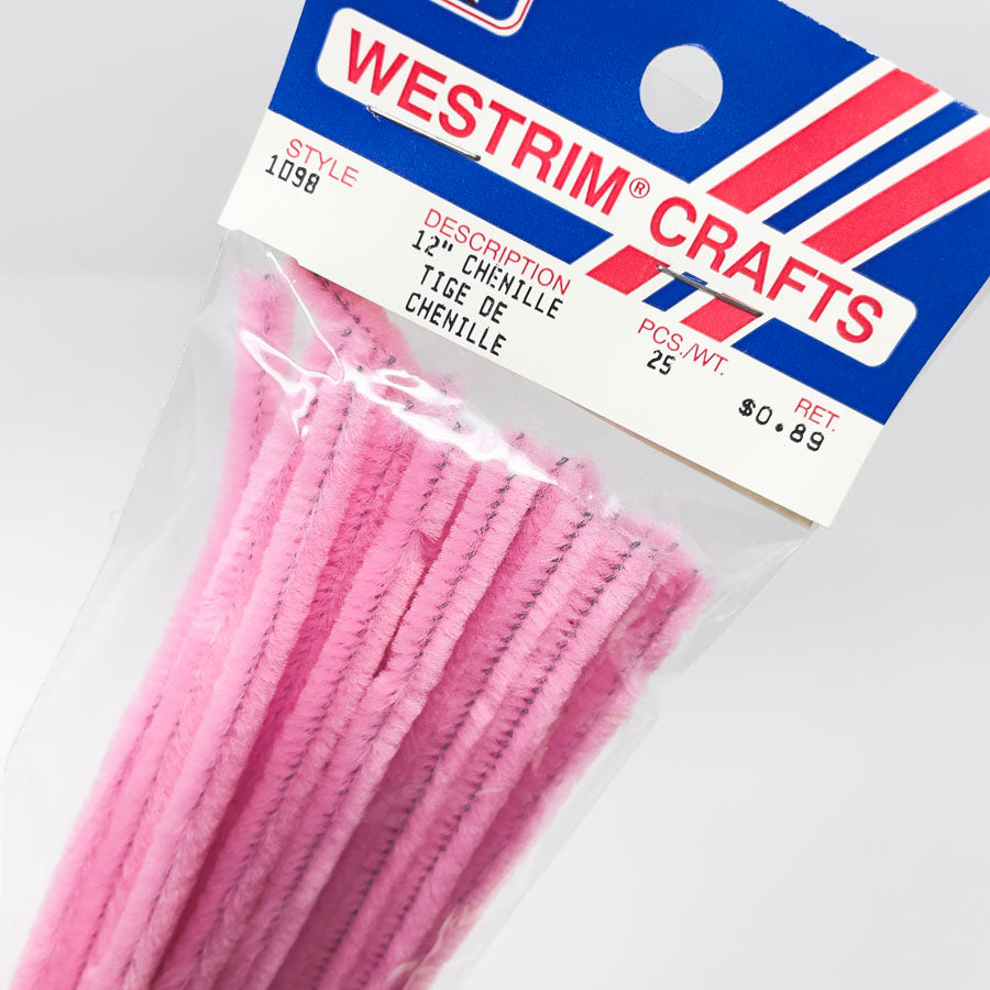 Westrim Crafts Pink Pipe Cleaners