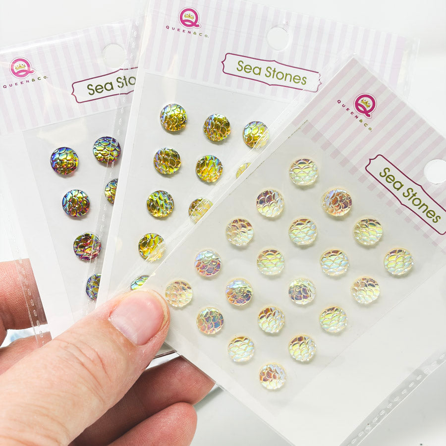 Sea Stones Iridescent Stickers by Queen & Co.