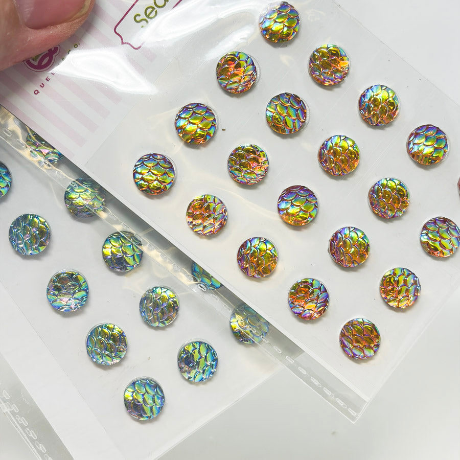 Sea Stones Iridescent Stickers by Queen & Co.