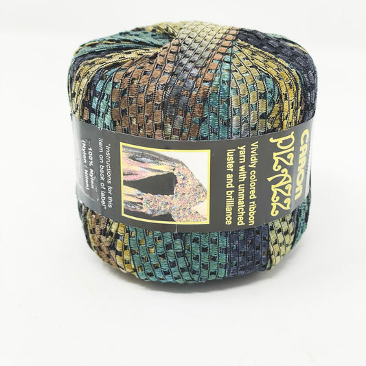 Caron Pizazz Ladder Ribbon Yarn - Dusk