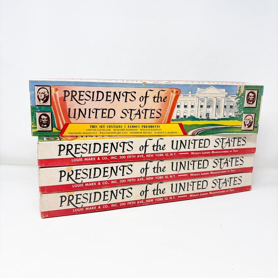 1950s Miniature U.S. President Figurines by Louis Marx & Co
