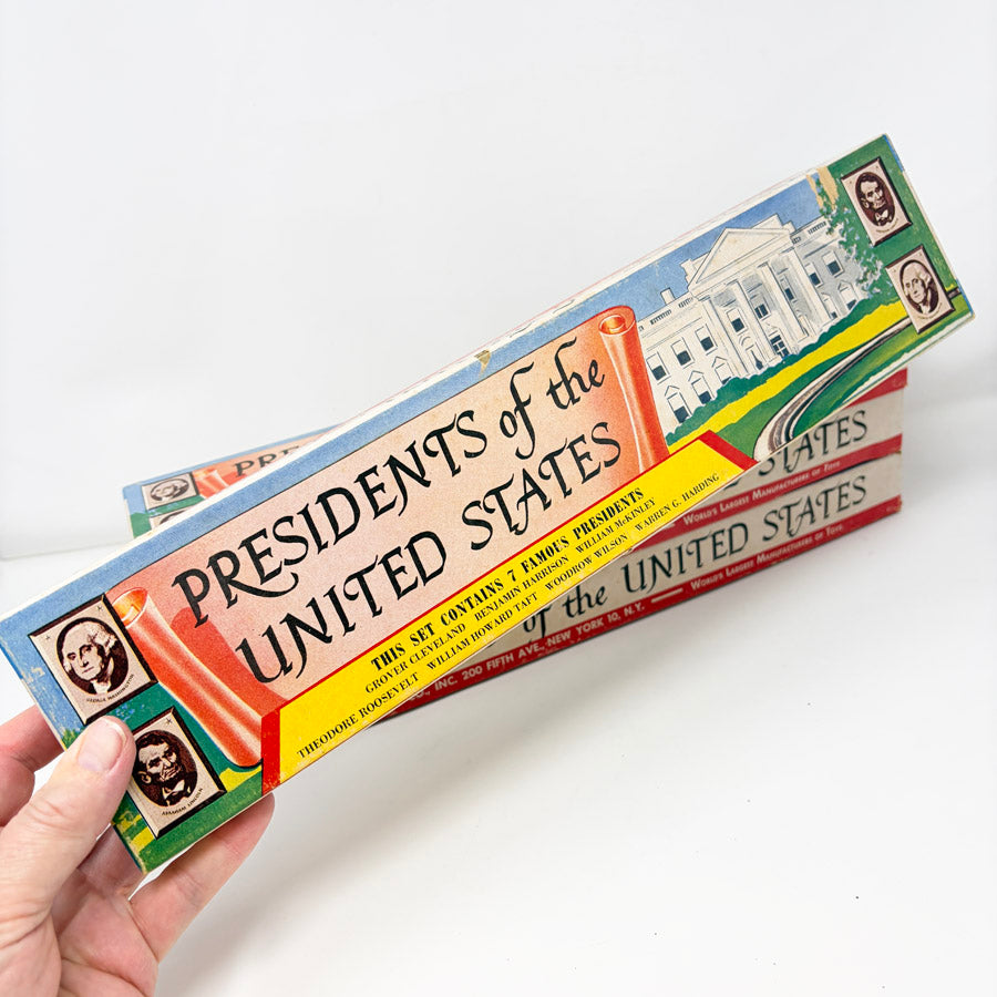 1950s Miniature U.S. President Figurines by Louis Marx & Co