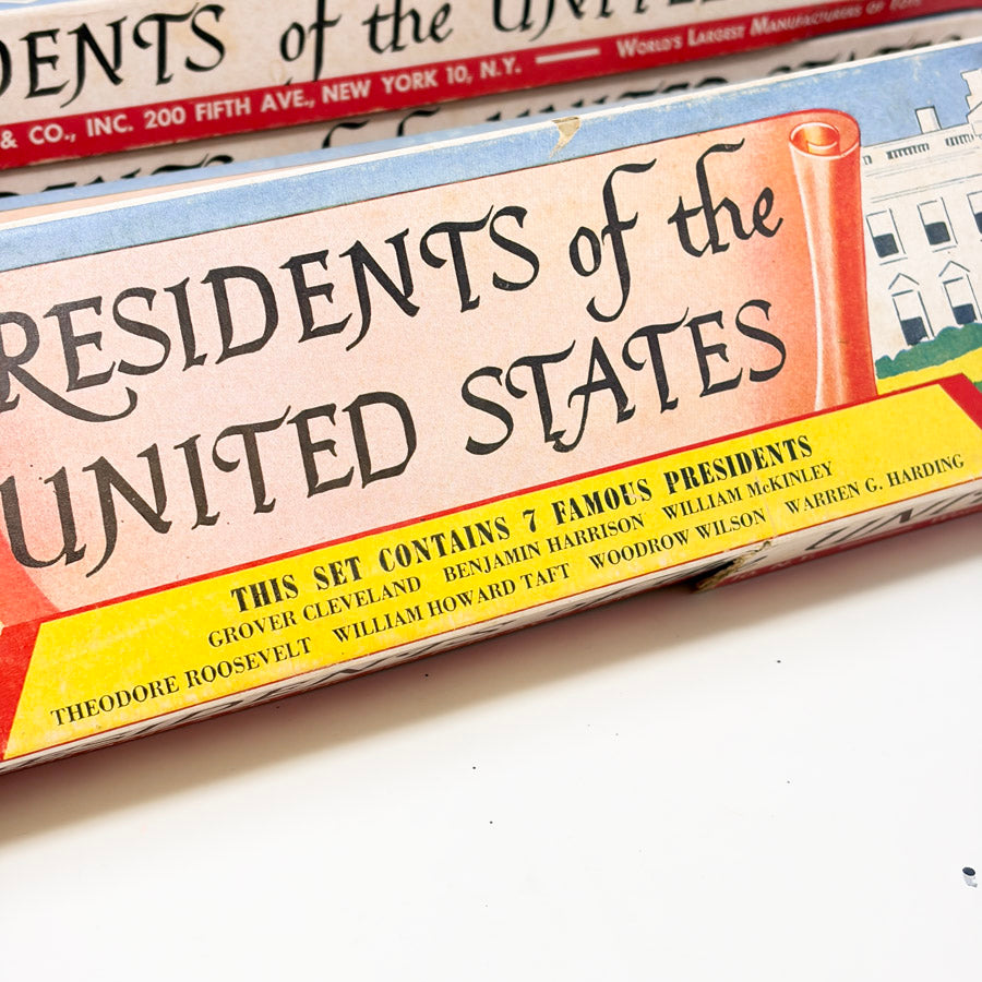1950s Miniature U.S. President Figurines by Louis Marx & Co