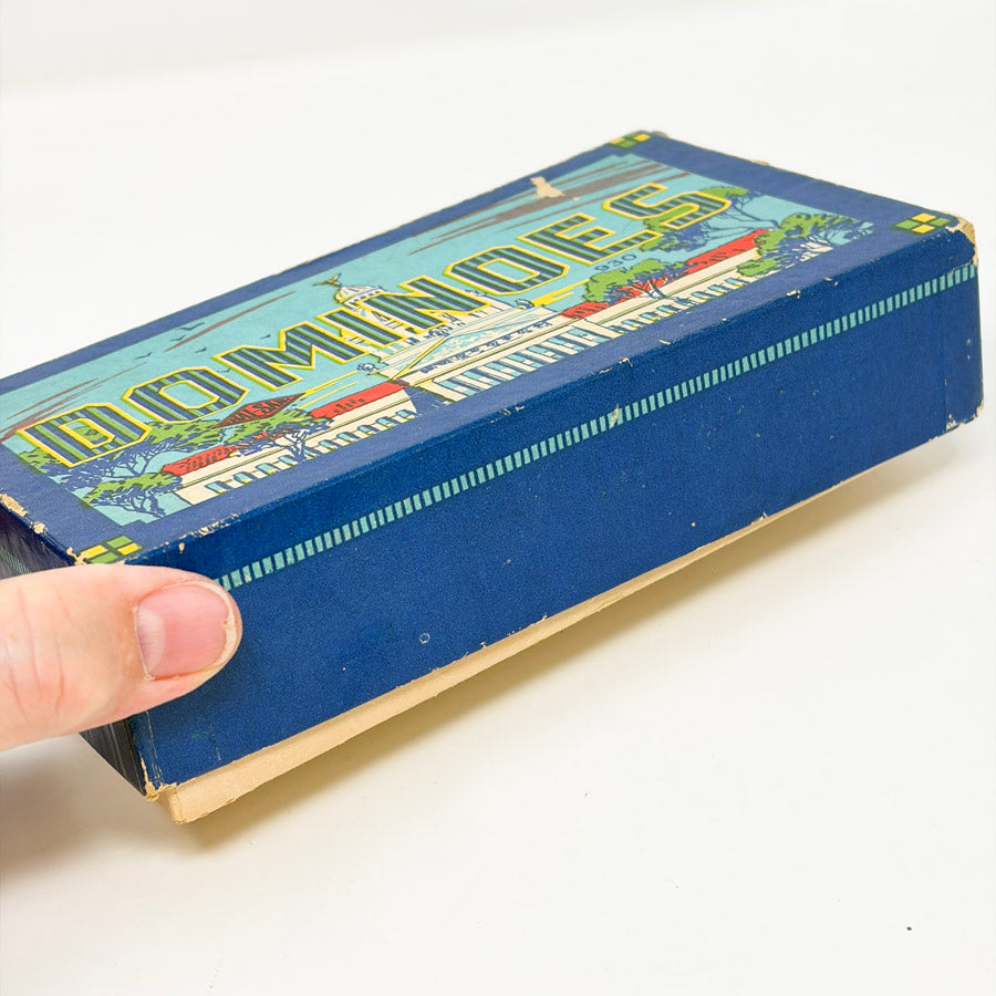 Vintage Halsam Capitol Dominoes Set No. 930