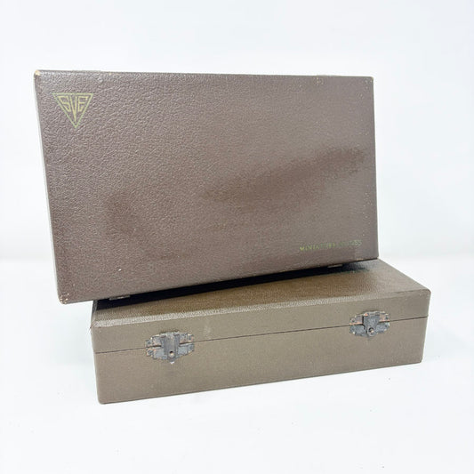 Vintage SVE 35mm Vinyl Covered Slide Storage Box