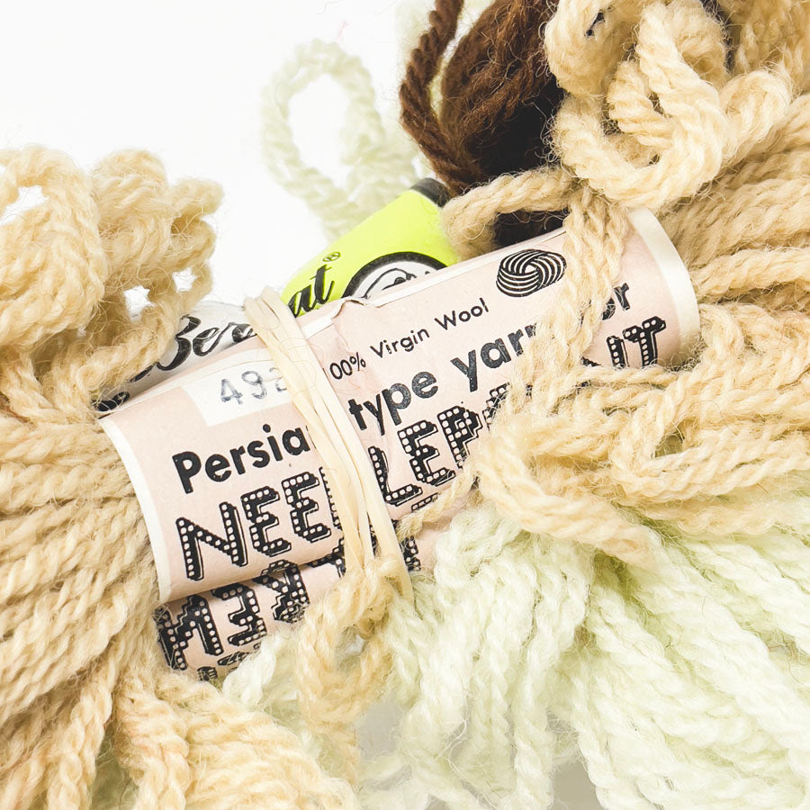 Mixed Bundle of Vintage Needlepoint Yarn