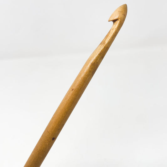 Long Wood Crochet Hook