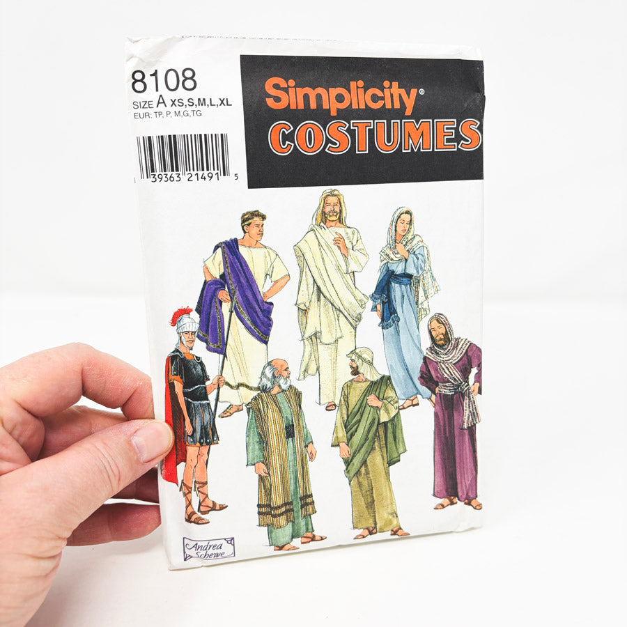 1998's Costumes 8108 Simplicity Sewing Pattern
