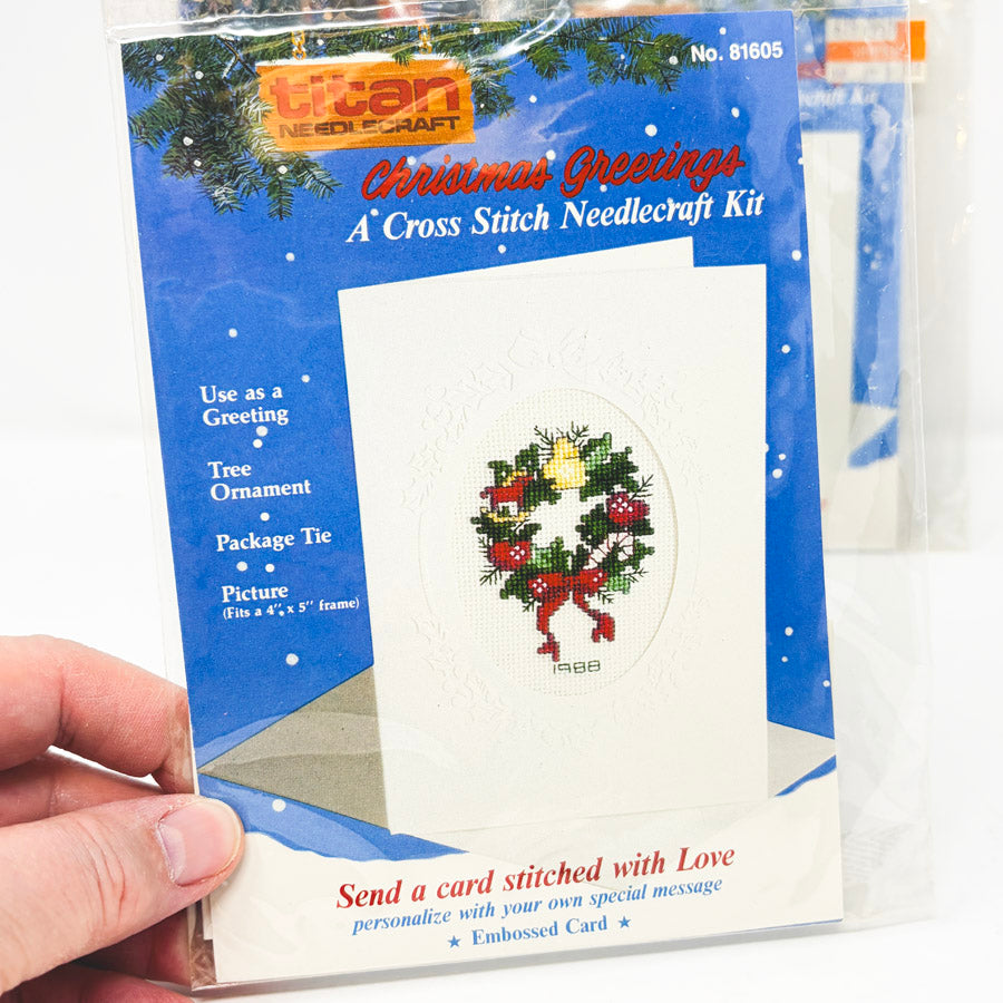 Titan Needlecraft - Christmas Greetings- A Cross Stitch Needlecraft Kit