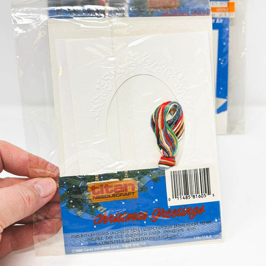 Titan Needlecraft - Christmas Greetings- A Cross Stitch Needlecraft Kit