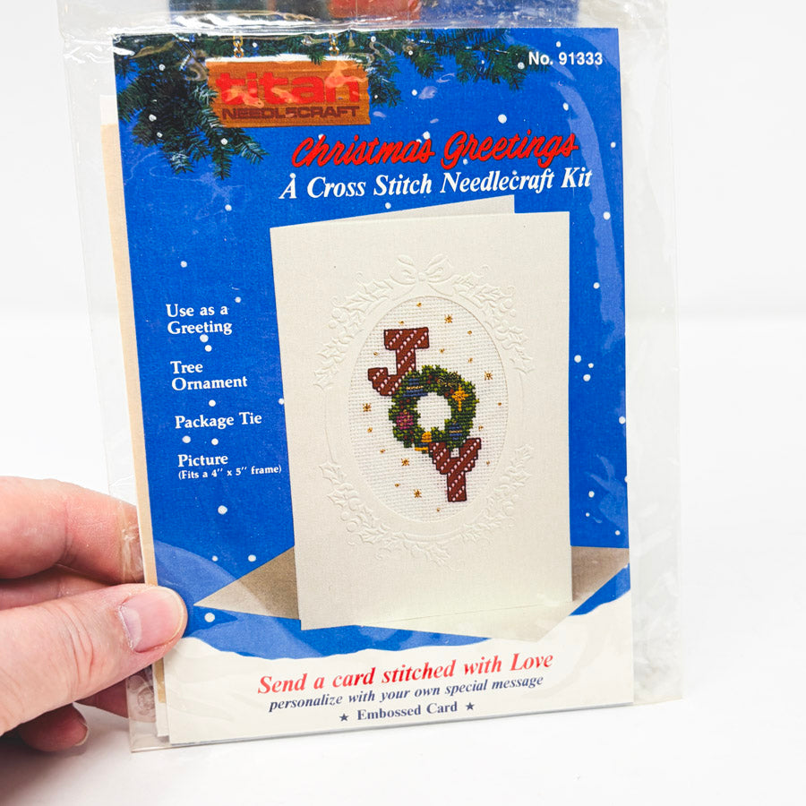 Titan Needlecraft - Christmas Greetings- A Cross Stitch Needlecraft Kit