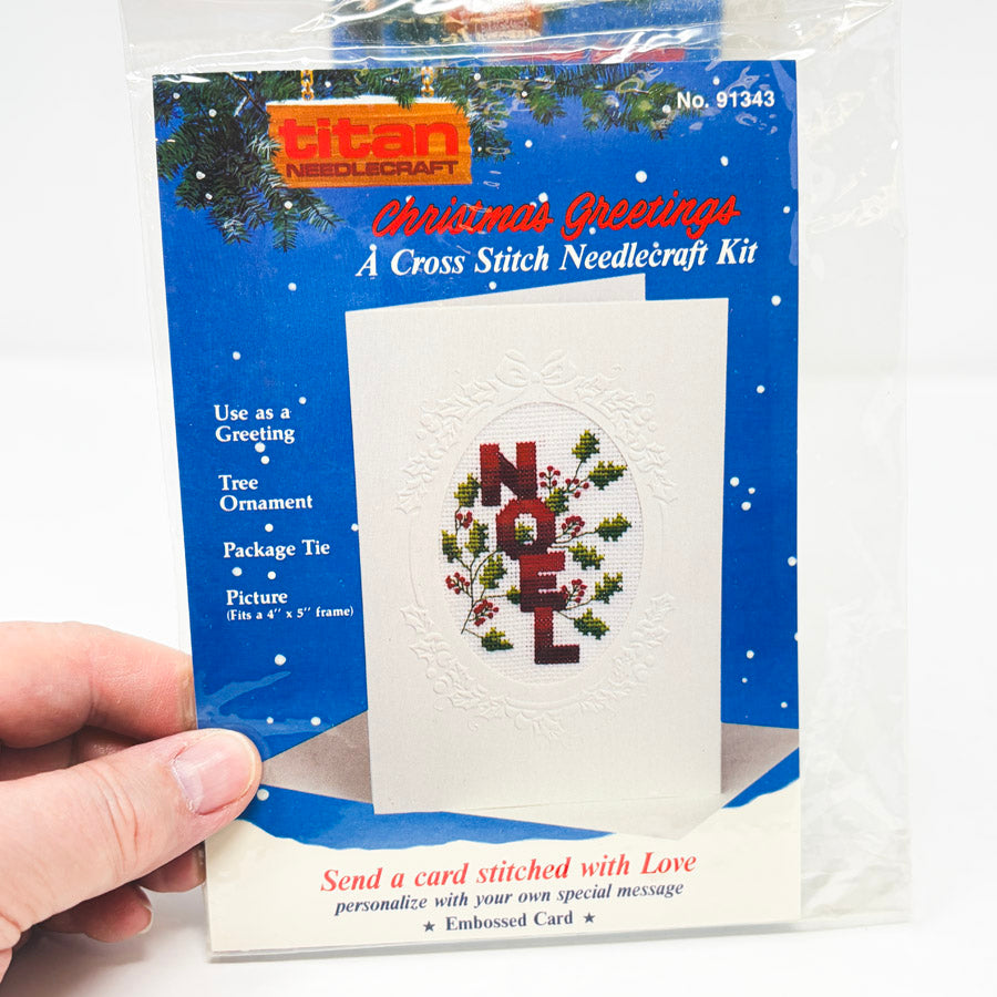 Titan Needlecraft - Christmas Greetings- A Cross Stitch Needlecraft Kit