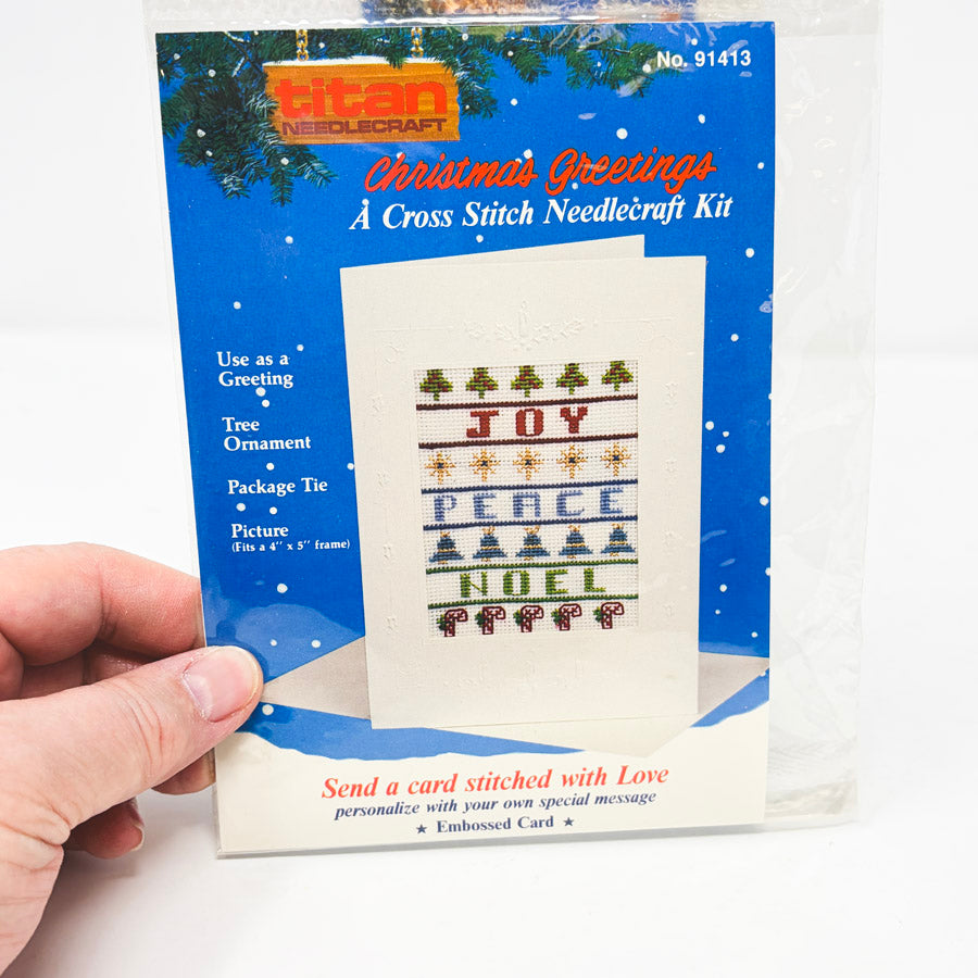 Titan Needlecraft - Christmas Greetings- A Cross Stitch Needlecraft Kit
