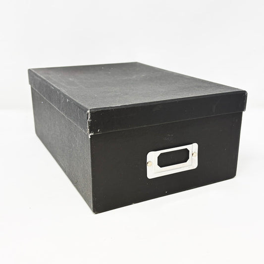 Black Photo Storage Box