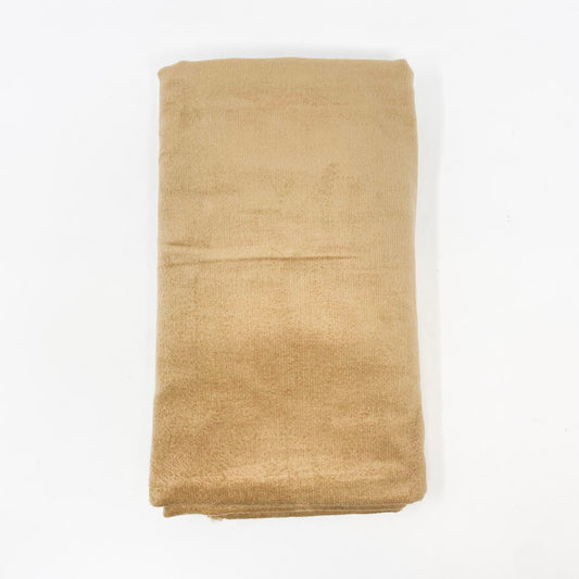 56" x 2 yds - Tan Velour Fabric