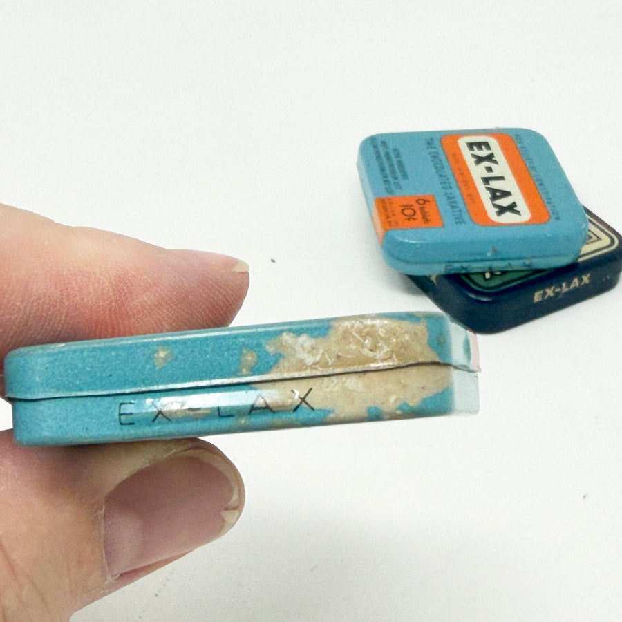3 Vintage Ex-Lax Tins