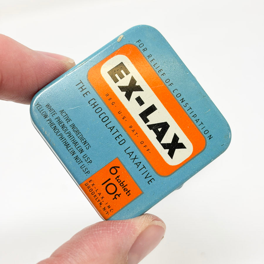 3 Vintage Ex-Lax Tins