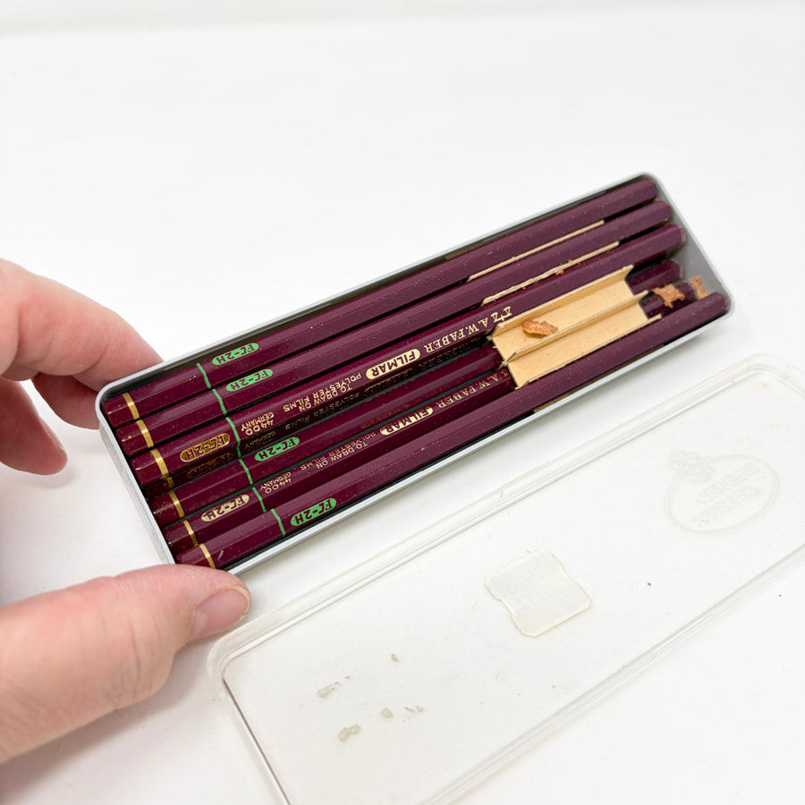 Vintage A.W. Faber-Castell Filmar 4400 FC 2H Drawing Pencils