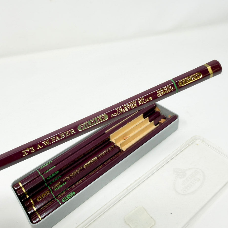 Vintage A.W. Faber-Castell Filmar 4400 FC 2H Drawing Pencils