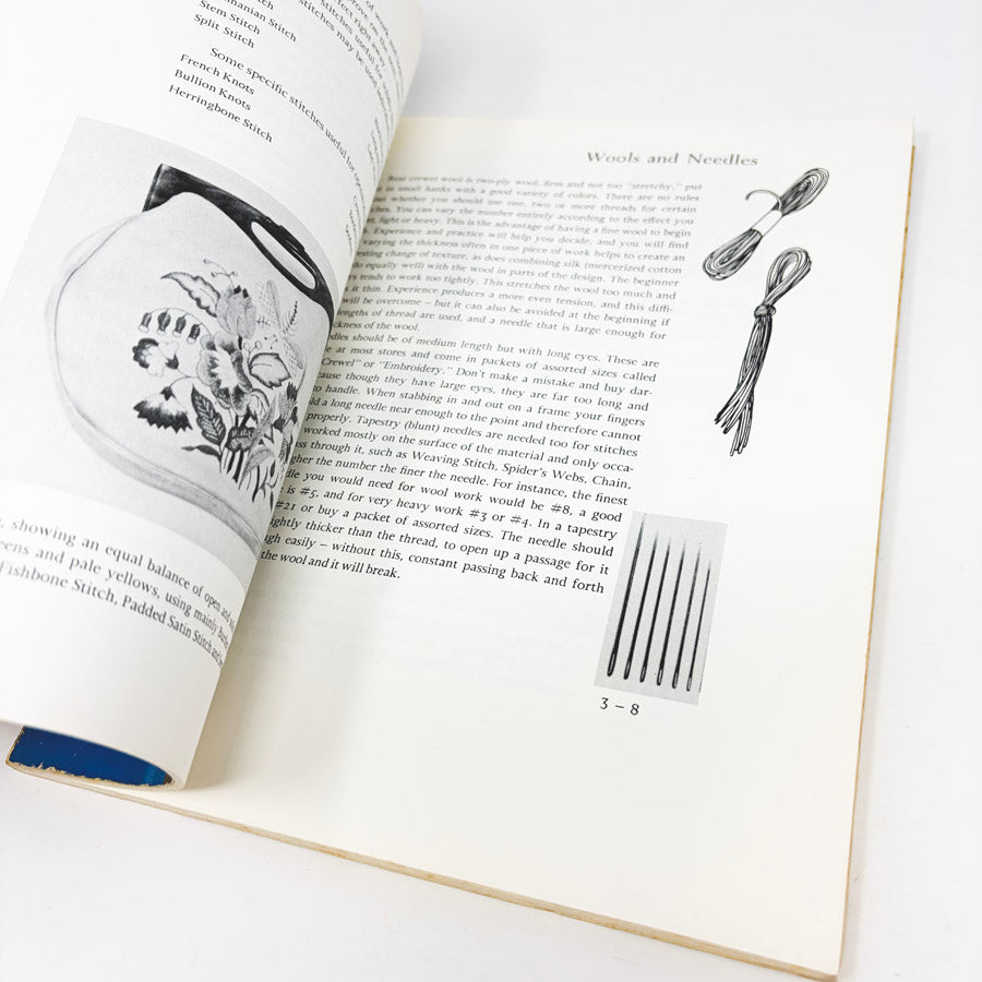 Vintage The Craft of Crewel Embroidery Book by Erica Wilson