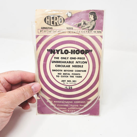 29" - Size 4 - Hero Nylon Circular Knitting Needle