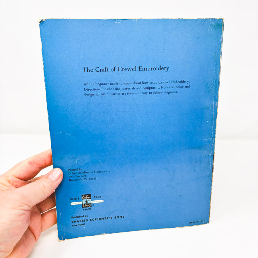 Vintage The Craft of Crewel Embroidery Book by Erica Wilson