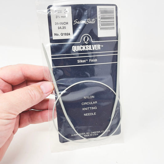 24" - Size 3 - Susan Bates Nylon Circular Knitting Needle