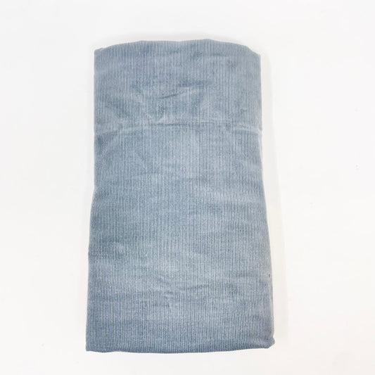 44" X 2 yds - (Spotted) Light Blue Corduroy Fabric