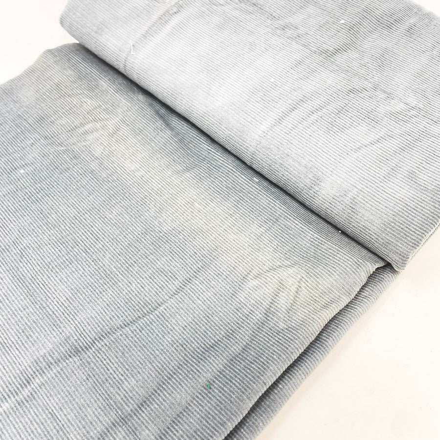 44" X 2 yds - (Spotted) Light Blue Corduroy Fabric