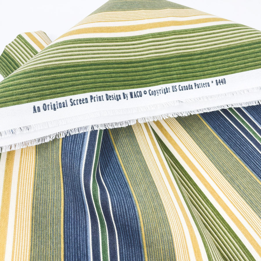 56"w x 1 yd - Outdoor Striped Fabric