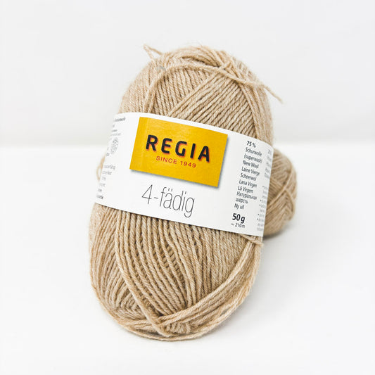 Regia 4-Fädig (4-ply) Sock Yarn – Light Camel (1)