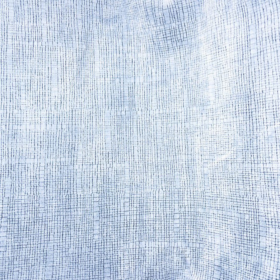 Appx 2 Yds Patterned Periwinkle Upholstery Fabric