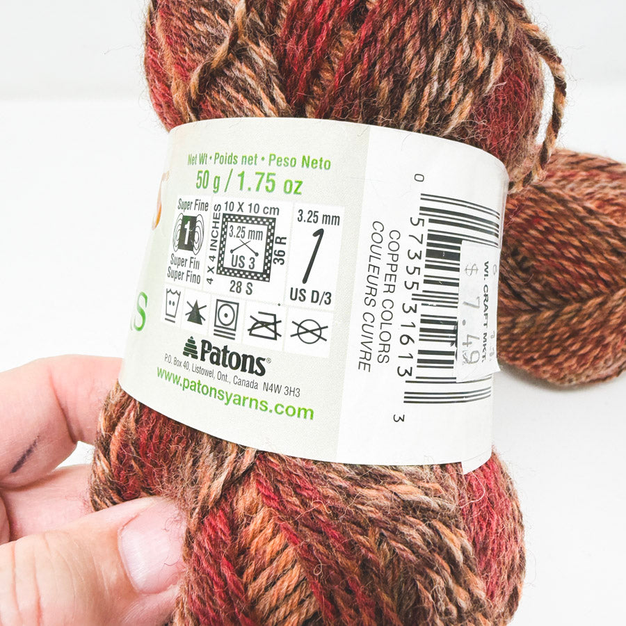 Patons Kroy Socks FX Yarn – Copper Colors (1)