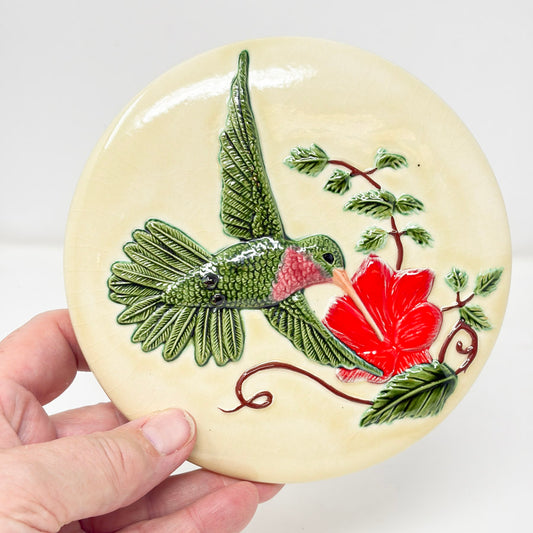 Ceramic Hummingbird Wall Art