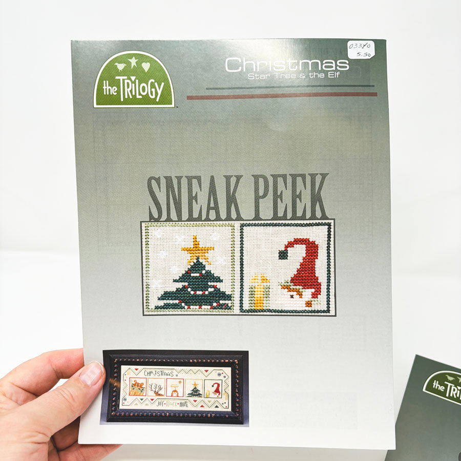 Christmas Sneak Peak Cross Stitch Pattern Pack