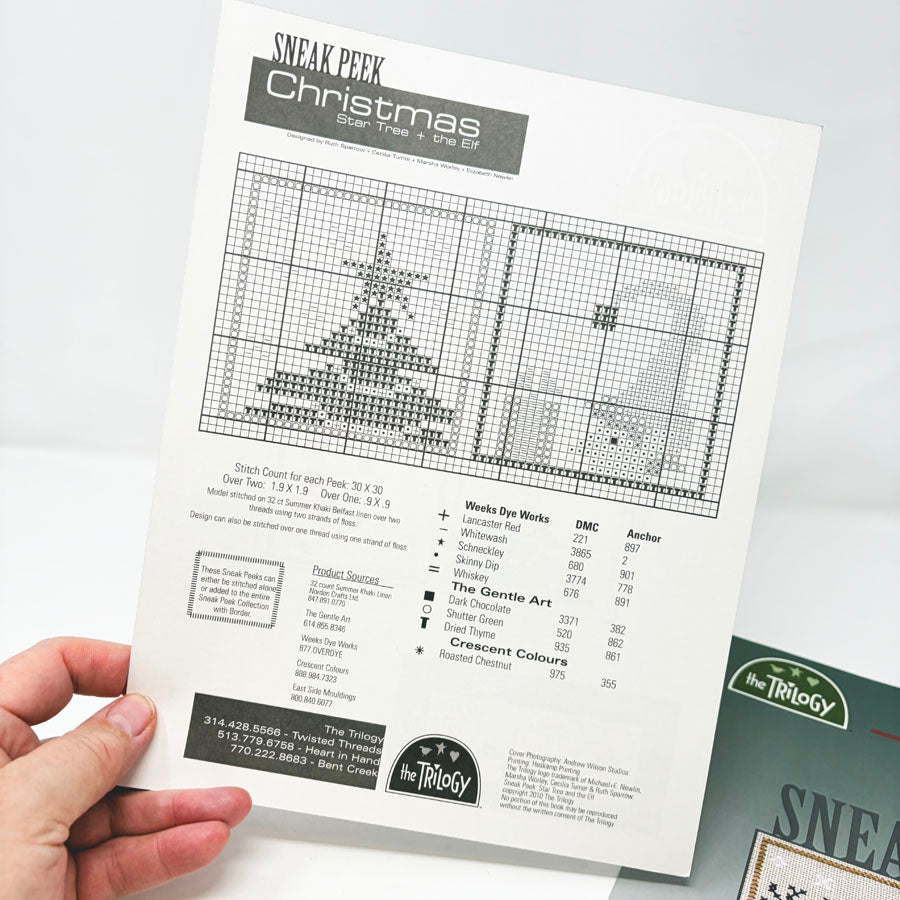 Christmas Sneak Peak Cross Stitch Pattern Pack