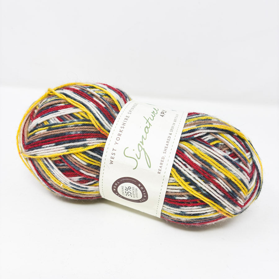 West Yorkshire Spinners 4 Ply Sock Yarn – Goldfinch