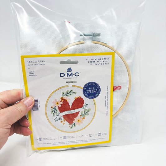 DMC Cross Kit Kit- Heart