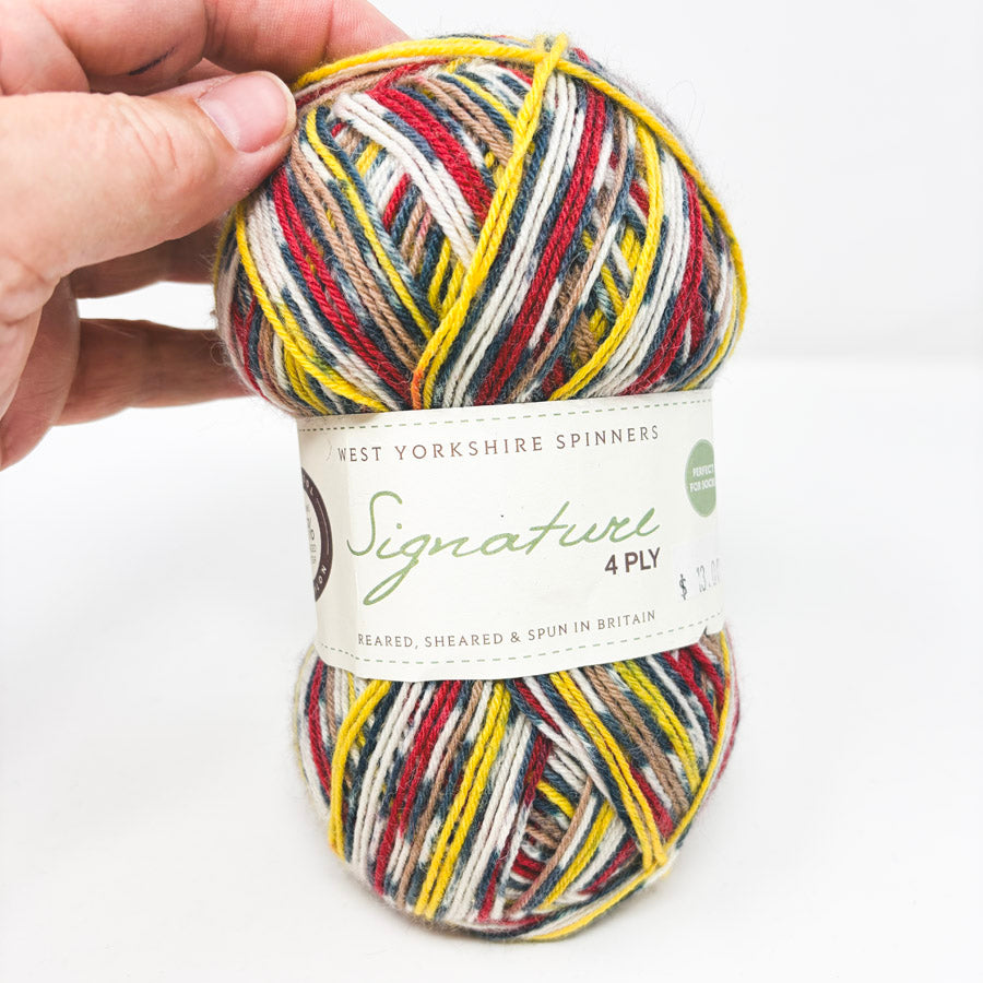 West Yorkshire Spinners 4 Ply Sock Yarn – Goldfinch