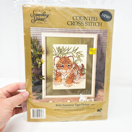 Something Special- Baby Sumatran Tiger Cross Stitch Kit