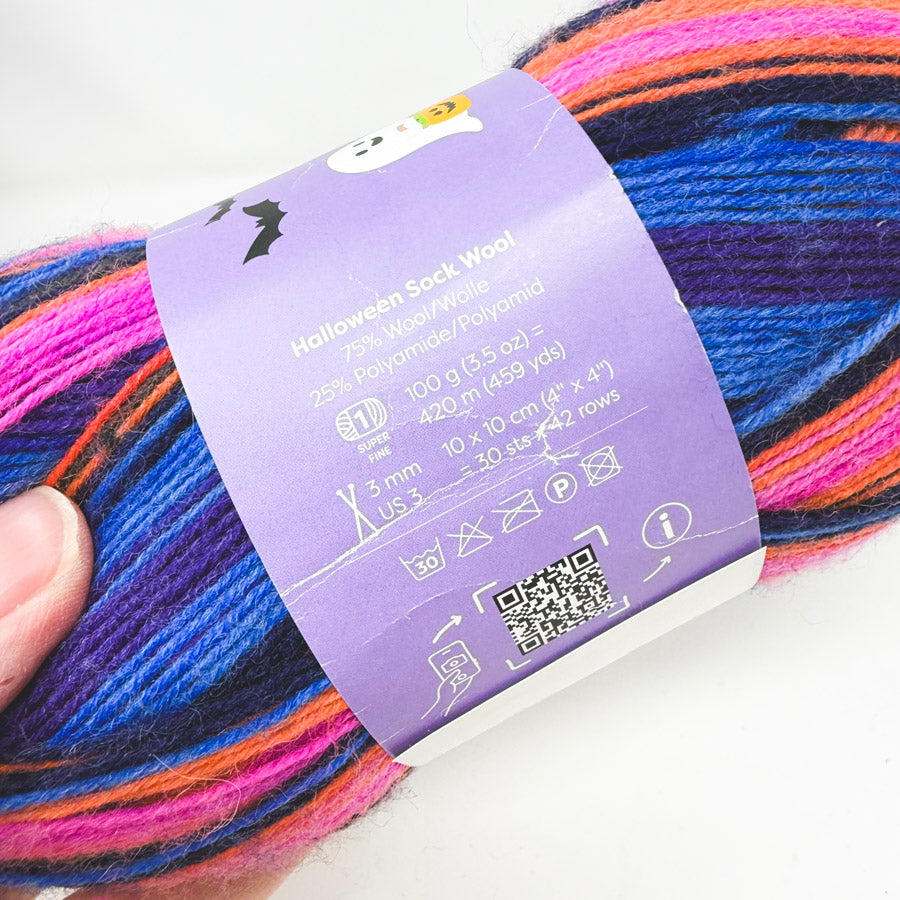 Hobbii Halloween Sock Wool Yarn