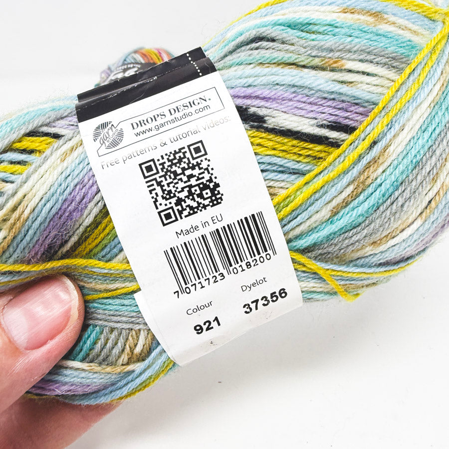 Drops Fabel Print Superwash Wool Sock Yarn