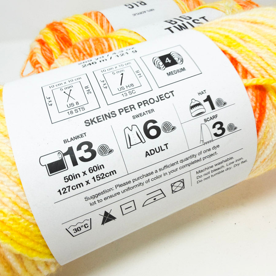 Big Twist Value Acrylic Yarn – Sunrist Ombre (1)