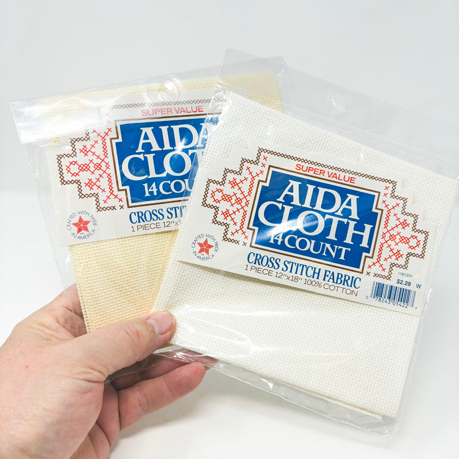 Aida 14 Count Cross Stitch Fabric - Pick a Color