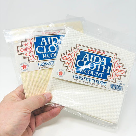Aida 14 Count Cross Stitch Fabric - Pick a Color