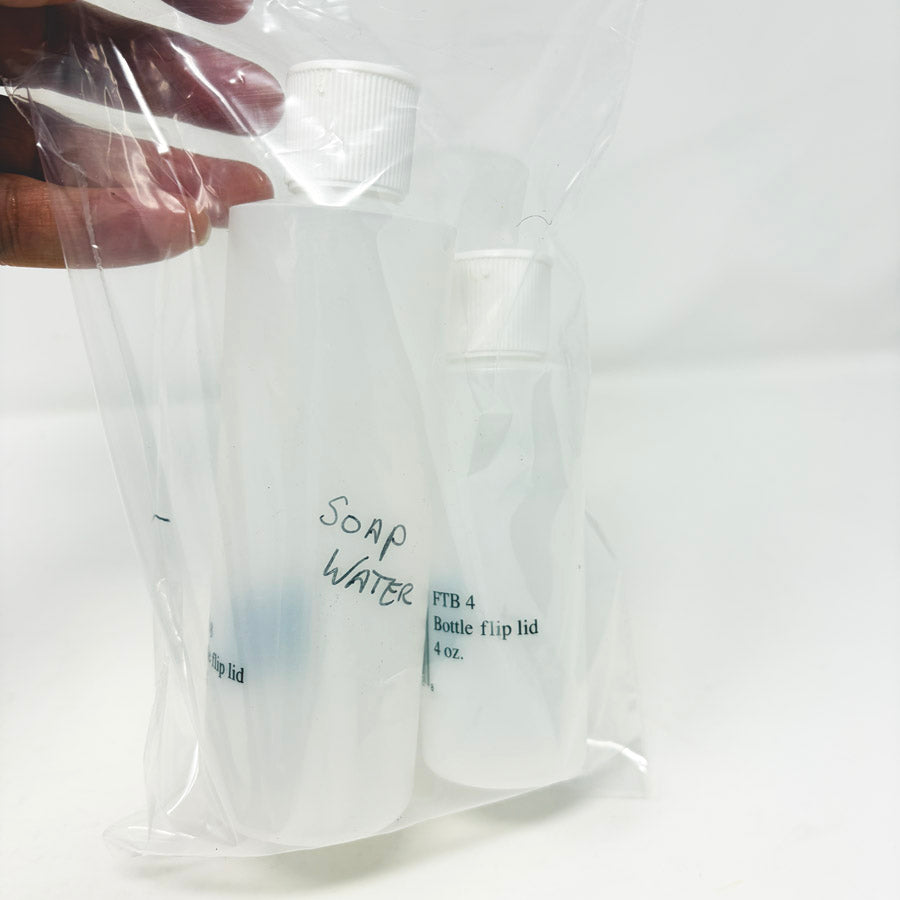 Flip Top Bottles 4 and 8 oz