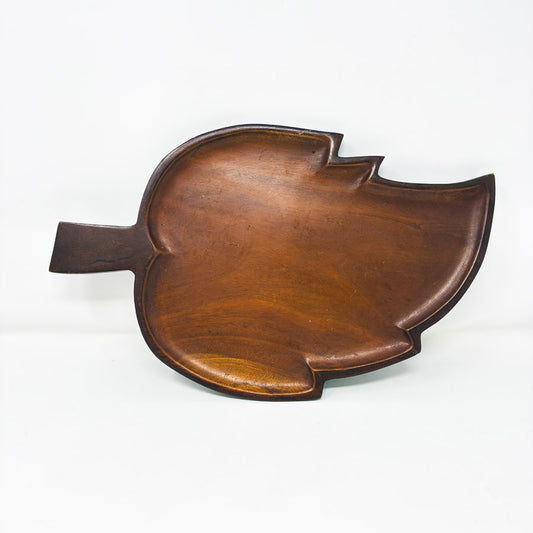 Vintage Wooden Leaf Tray