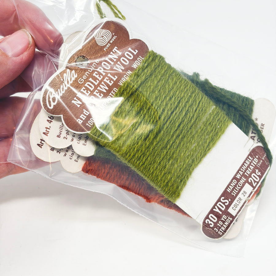 Bucilla Needlepoint and Crewel Wool Thread Bundle